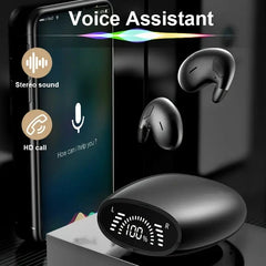 Mini Headphones Bluetooth Invisible Wireless Headset,Sleep Earphone With Mic Sports Waterproof in-Ear Earbuds for Small Ears