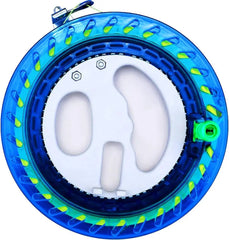 New Arrive High Quality 16cm Kite Blue Wheel For Big Kite Flying Traction Tools Kite Handle Wheel With 650ft Line