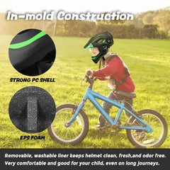2-in-1 Kids Bicycle Helmet Child Sports Safety Cycling Protection Full Face Helmet Bike Roller Skating Helmet Guard for Cycling