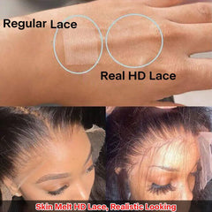 36 38Inch 13x6 13x4 HD Lace Front Human Hair Wigs Pre Plucked For Women Bone Straight Human Hair Lace Frontal Wigs 200 Density