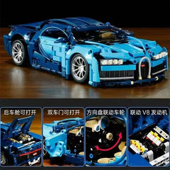 1388Pcs Technology Series 1:14 Super Sports Car City Racing Speed Famous Car Building Block Model High Difficulty Assembling