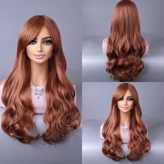 High-temperature Silk Wig Natural Realistic Super Light Fake Wig For Cool Women Girl Party Cosplay Wig Everyday Fashion Modeling