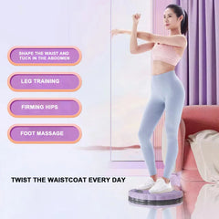 Waist Twisting Disc Balance Board Massage Plate Exercise Wobble Fitness Equipment for Home Body Aerobic Rotating Sports Magnetic