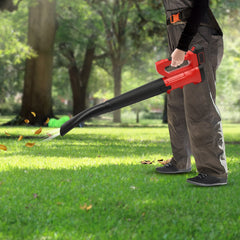 Electric Cordless Leaf Blower with Battery and Charger 21V 6-Speed Dial Control Leaf Blowers for Lawn Care, Snow, Debris, Dust