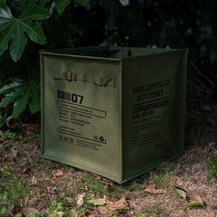 Camping Recycle Bin with Handle Foldable Dirty Clothes Basket Large Capacity Folding Camping Bucket for BBQ Picnic Hiking