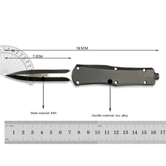 A07 Push Botton Knives 440C Blade Zinc Alloy Handle All Blade Tools Cmaping Survival Durable Multitools Hand Knives Gitf for Men
