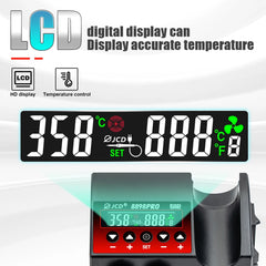 JCD 8898Pro Soldering Station 2 IN 1 750W Hot Air Gun LCD Dual Digital Display Soldering Iron SMD Welding Rework Station Tools