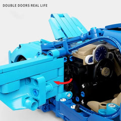 1388Pcs Technology Series 1:14 Super Sports Car City Racing Speed Famous Car Building Block Model High Difficulty Assembling