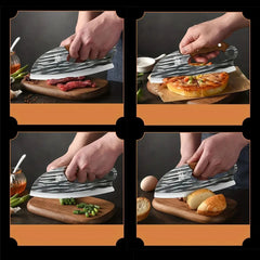 PLYS Utility Knives, Wooden handle, Slicing Knife, Forge a chef's knife Cooking Butcher Vegetable Fruit Knife Kitchen