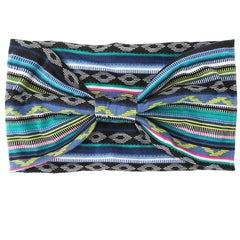 4PCS Boho Fashion Wide Headbands Sweat-absorbent Headscarf Bohemian Hair Accessories for Sports Tennis Gym Exercise MIAO-US