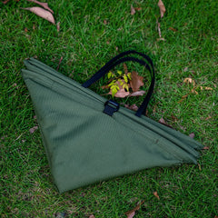 Camping Recycle Bin with Handle Foldable Dirty Clothes Basket Large Capacity Folding Camping Bucket for BBQ Picnic Hiking