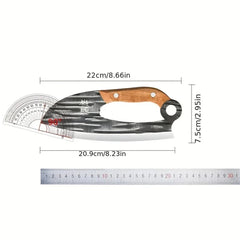 PLYS Utility Knives, Wooden handle, Slicing Knife, Forge a chef's knife Cooking Butcher Vegetable Fruit Knife Kitchen
