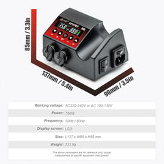 JCD 8898Pro Soldering Station 2 IN 1 750W Hot Air Gun LCD Dual Digital Display Soldering Iron SMD Welding Rework Station Tools