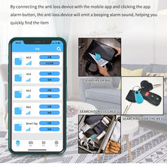 2024 New Bluetooth Anti-Lost Artifact Two-Way Search Alarm Smartphone Key Pet Anti-Lost Positioning