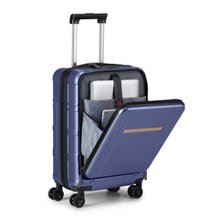 Carry on Luggage 22 X 14 X 9 Airline Approved, ABS+PC 20 Inch Luggage with Front Compartment, Double Spinner Wheels, TSA Lock
