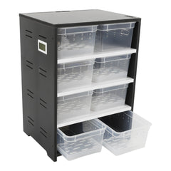 4Tier Reptile Breeding Tank Cabinet with Insect/Turtle Cage Pet Feeding Box
