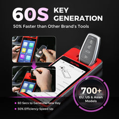 KM100E Autel Key Fob Programmer Immobilizer Tool Free Update Key Creation IMMO Learning Chip Read Cloning Tools PK IM508