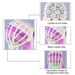 High-temperature Silk Wig Natural Realistic Super Light Fake Wig For Cool Women Girl Party Cosplay Wig Everyday Fashion Modeling