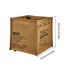 Camping Recycle Bin with Handle Foldable Dirty Clothes Basket Large Capacity Folding Camping Bucket for BBQ Picnic Hiking