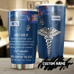 Caduceus Comfort The Sick Personalized Nurse Tumbler Tumbler-Funny Nurse Tumbler-Appreciation Nurse Gift-Nurse Thank You Gift-Gift For Nurse