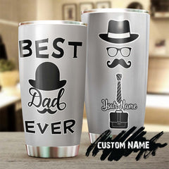 Best Dad Ever Personalized Tumbler-Birthday Christmas Gift Father'S Day Gift For Father In Law