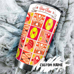 Baseball Softball Lover Valentine Gift Personalized Dolphin Tumbler-Meaningful Christmas Birthday Valentine Gift For Her Baseball Player
