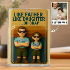 Custom Fathers Day Gift for Dad, Custom Photo Dad And Acrylic Plaque, Best Dad Ever Block Plaque Gift For Husband Grandpa