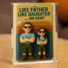 Custom Fathers Day Gift for Dad, Custom Photo Dad And Acrylic Plaque, Best Dad Ever Block Plaque Gift For Husband Grandpa