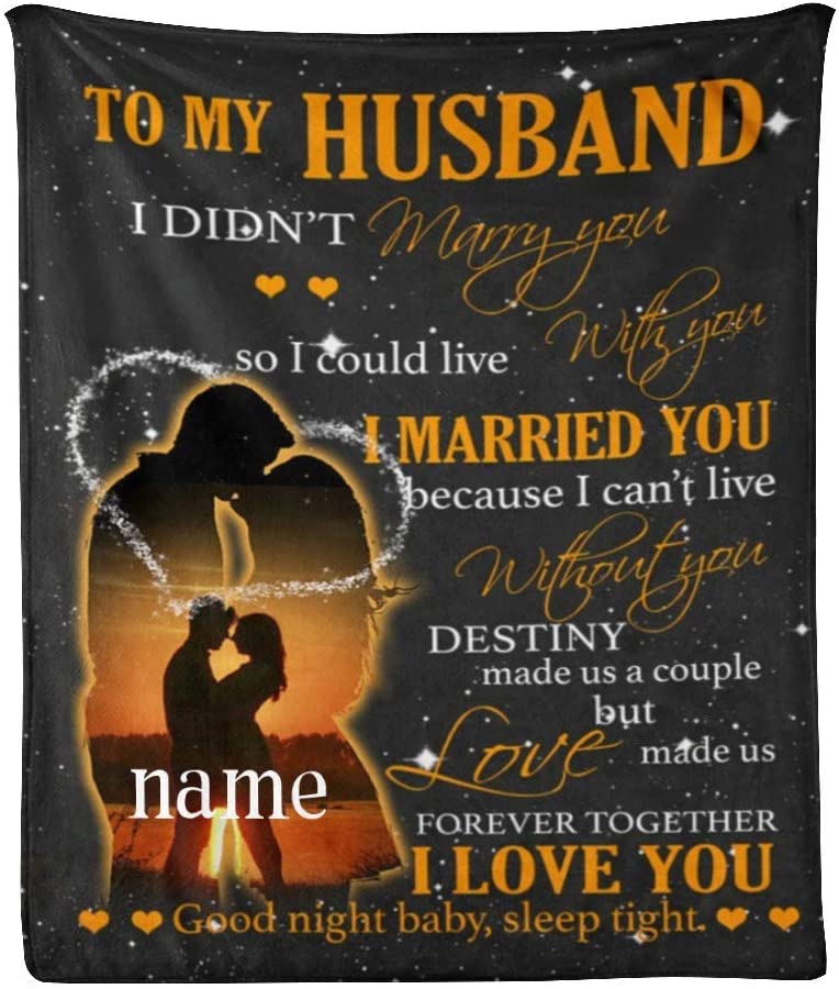 To My Husband Gifts From Wife - Never Forget That I Love You, You Are My Life Blanket Fathers Day Blanket Blankets For Bedding Sofa And Travel