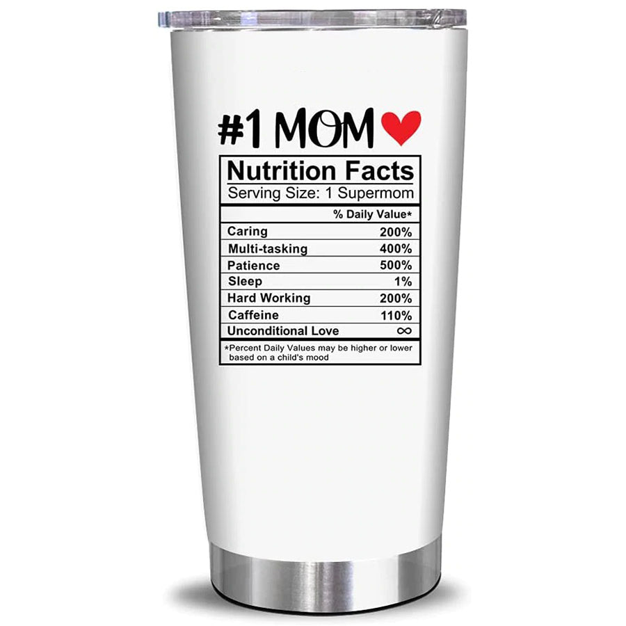 Daughter Son To Mom Tumbler Gift, Son - Mom Gifts - Birthday Gifts For Mom - Mothers Day Gifts For Mom, Wife, Women - Funny Birthday Presents From Daughter, Son, Husband