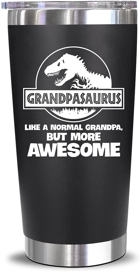 Grandpa Tumbler, Grandpa Gifts - Fathers Day Giftss, Birthday Gifts For Grandpa - Best Grandpa Gifts For Grandfather, New Grandpa, Promoted To Grandpa, Grandparents From Grandchildren Granddaughter - Tumbler