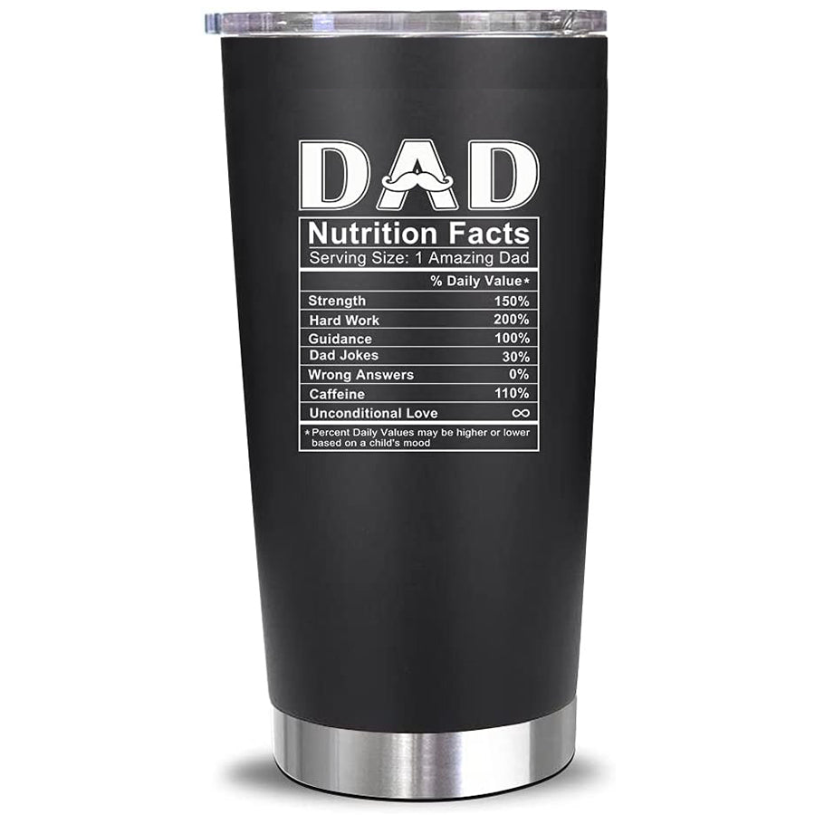 Gifts For Dad From Daughter, Son, Kids - Birthday Gifts For Dad - Gifts For Husband, Men - Best Dad Present For Father, Bonus Dad, Men From Daughter, Son, Wife - Tumbler