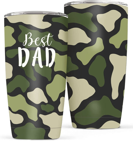 Father's Day Gift Tumbler - Stainless Steel Insulated Travel Mug/Tumbler for Coffee - Dad Tumbler Father's Birthday Gift for Best Dad, Dad Gifts from Daughter/Son