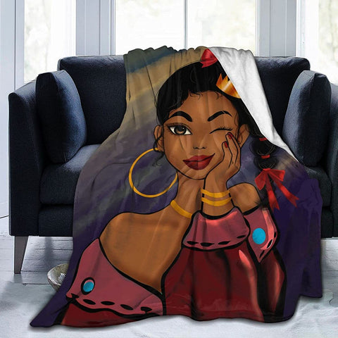 African American Women Blanket Super Soft Throw Blanket Queen For Couch Bed Sofa