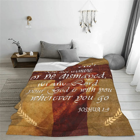 Christian Gifts for Women Scripture Throw Blanket Religious Spiritual Gifts with Bible Verse, Inspirational Thoughts Healing Prayers Gift for People