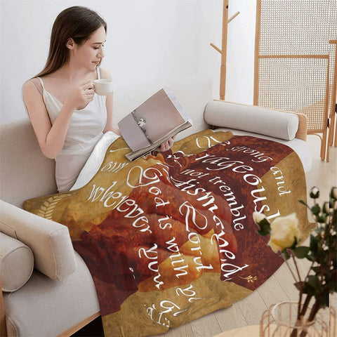 Christian Gifts for Women Scripture Throw Blanket Religious Spiritual Gifts with Bible Verse, Inspirational Thoughts Healing Prayers Gift for People