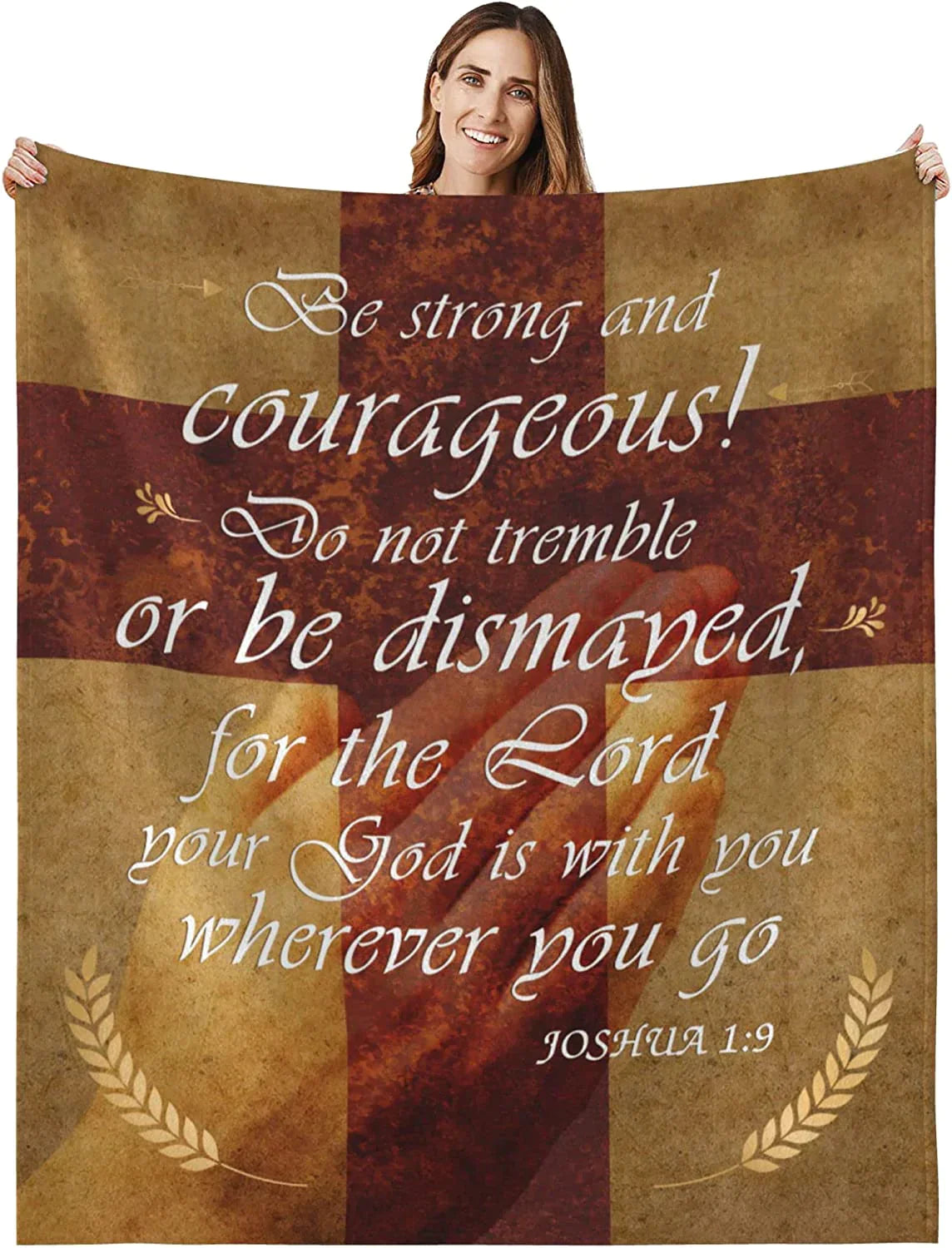 Christian Gifts for Women Scripture Throw Blanket Religious Spiritual Gifts with Bible Verse, Inspirational Thoughts Healing Prayers Gift for People