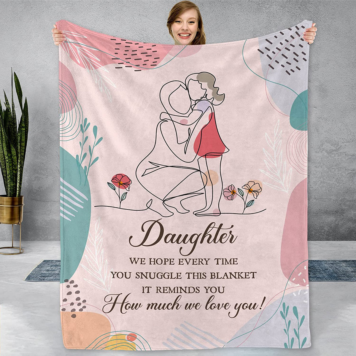 Valentine Birthday Mother Day Gifts for Mom from Daughter Son, Blanket for Mom Mother, Birthday Christmas Newyear Gifts Idea