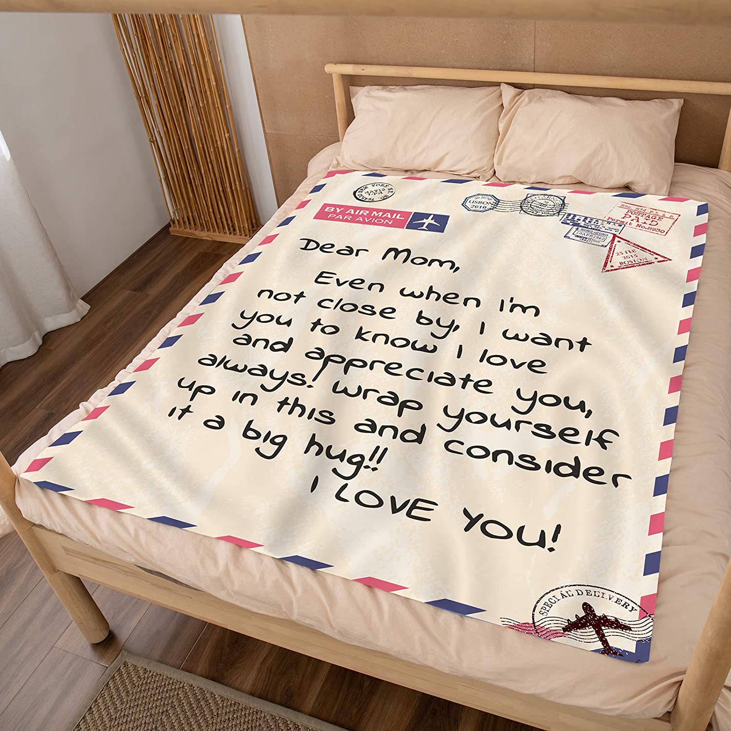 Custom Blanket Gifts for Mom Dad Wife Husband, Valentine's Birthday's Gifts for Mom Dad Wife Husband from Daughter Son Wife Husband