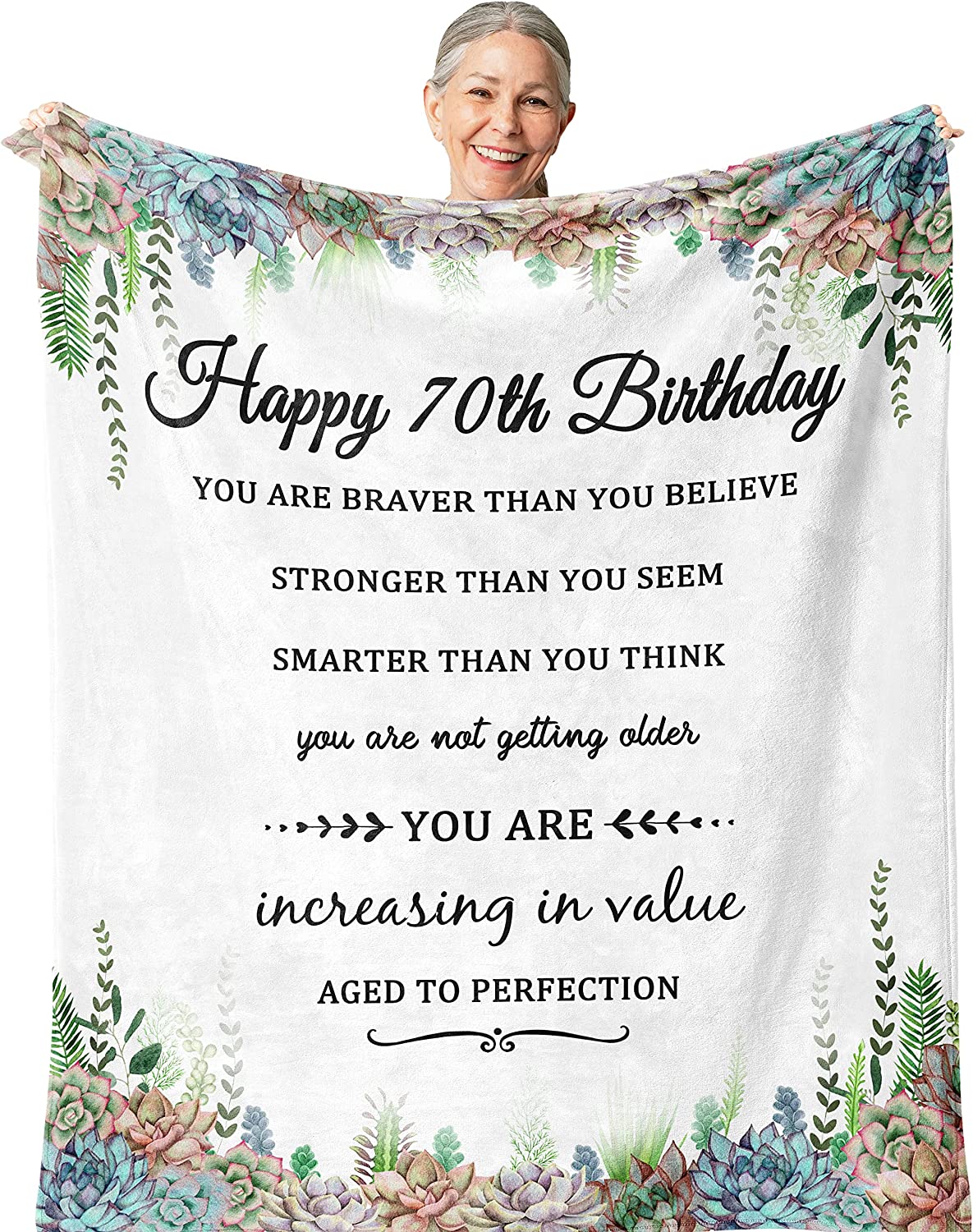 Custom Birthday Gifts for Women/Men Blanket, Best custom Birthday Gifts Ideas, Best Birthday Gifts for Kids Men Women Friends Grandma Grandpa.