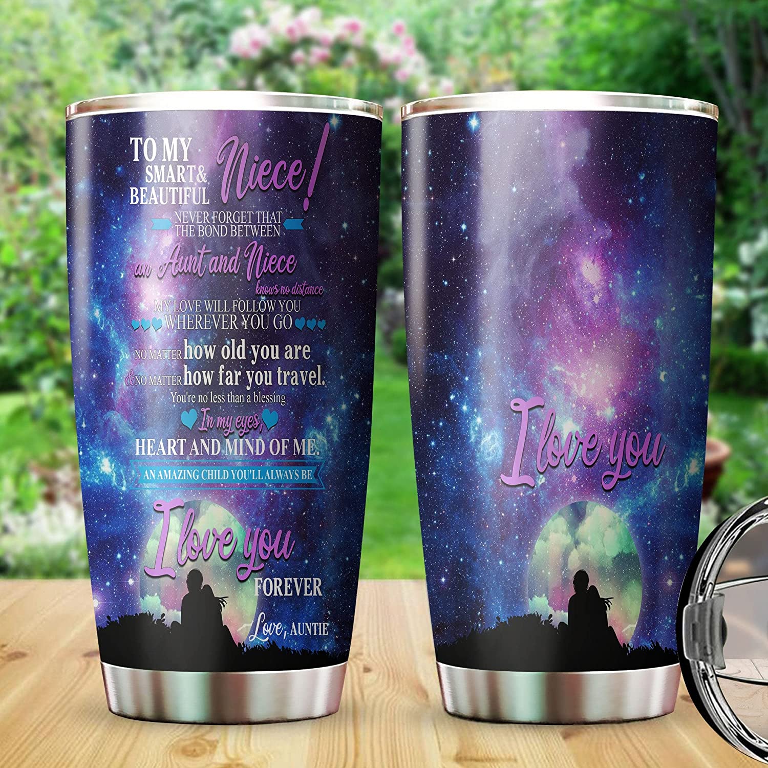 Niece Tumbler,Niece Tumbler, To My Niece Tumbler, Aunt And Niece Tumbler, Gift For Niece Birthday, Best Niece Ever Cup, Family Stainless Tumbler, Girl Coffee Mugs