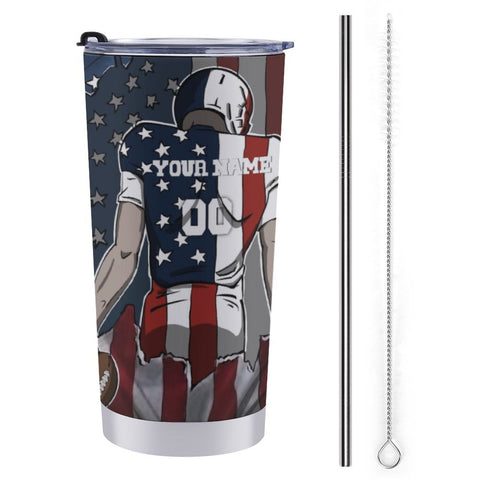 Personalized Rugby Tumbler, Gift For Rugby Lover, Favorite Rugby Tumbler Gift For Him, Birthday, Anniversaries Gift