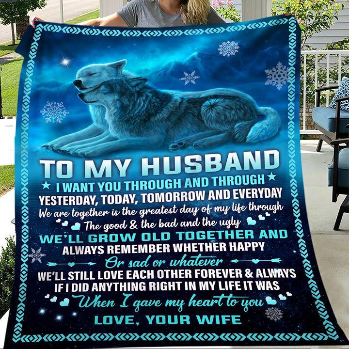 To My Husband We'Ll Still Love Each Other Forever And Always Sherpa Blanket