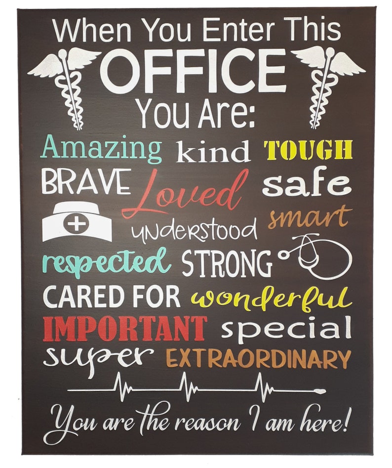 When You Enter This Office, Nurse Office Sign, School Nurse Office Decor, Nurse Sign, Gift For Nurse, Nurse Appreciation, Personalized