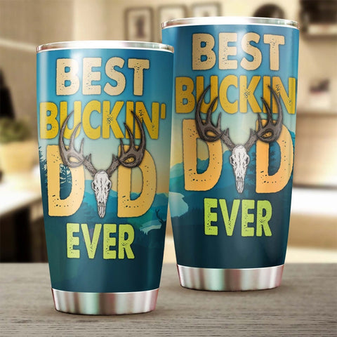 Best Dad Ever Deer Tumbler-Birthday Christmas Gift Father'S Day Gift For Father For Son