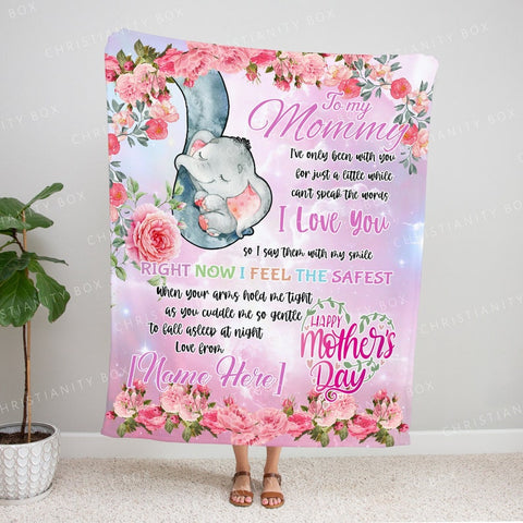 To My Mommy I Love You, Happy Mother's Day Gift Blanket - Mother's Day Blanket