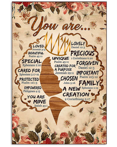 Black Queen You Are Special Canvas Art and Poster LN